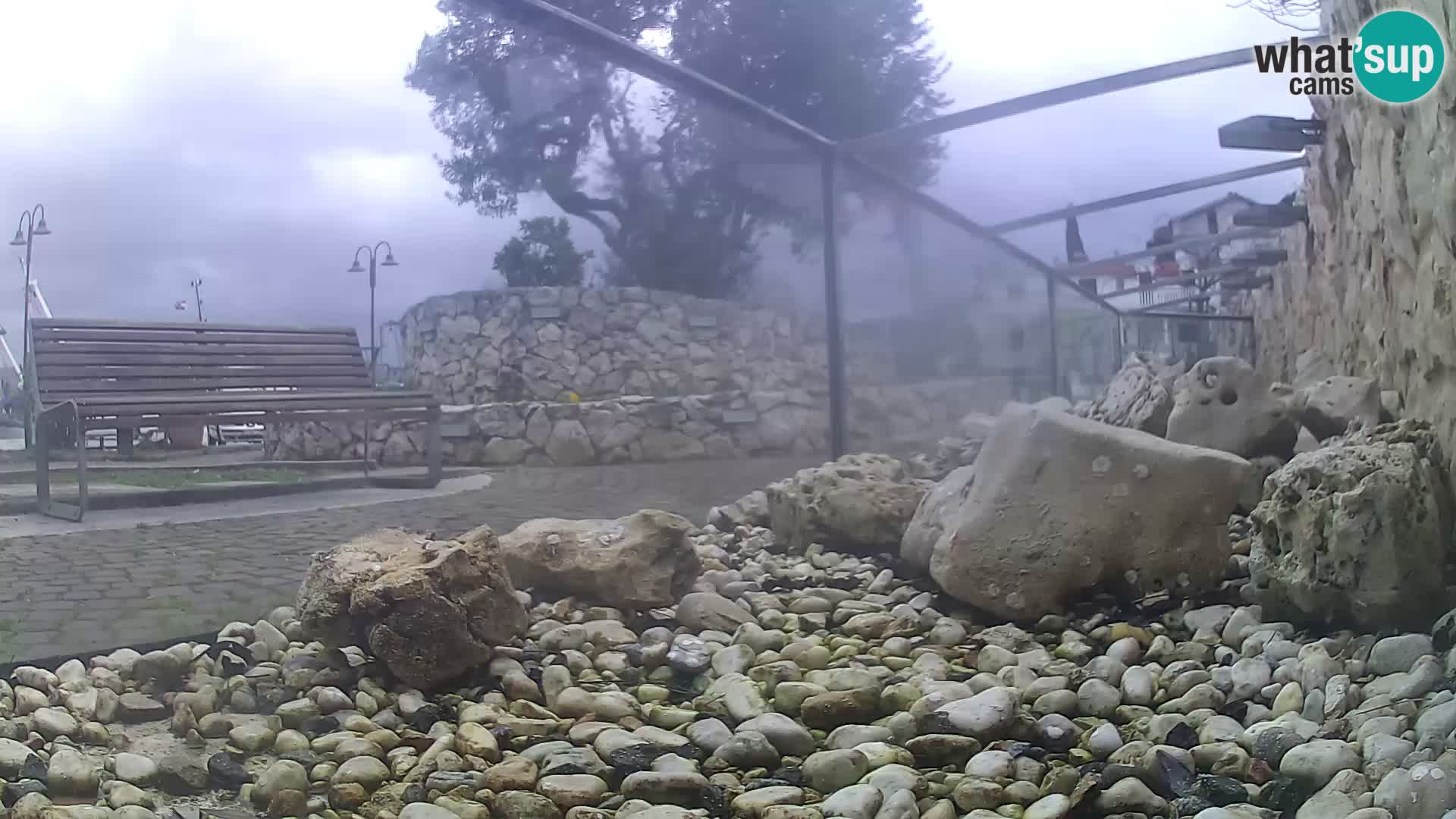 Webcam de l’aquarium marin extérieur de Rogoznica Croatie
