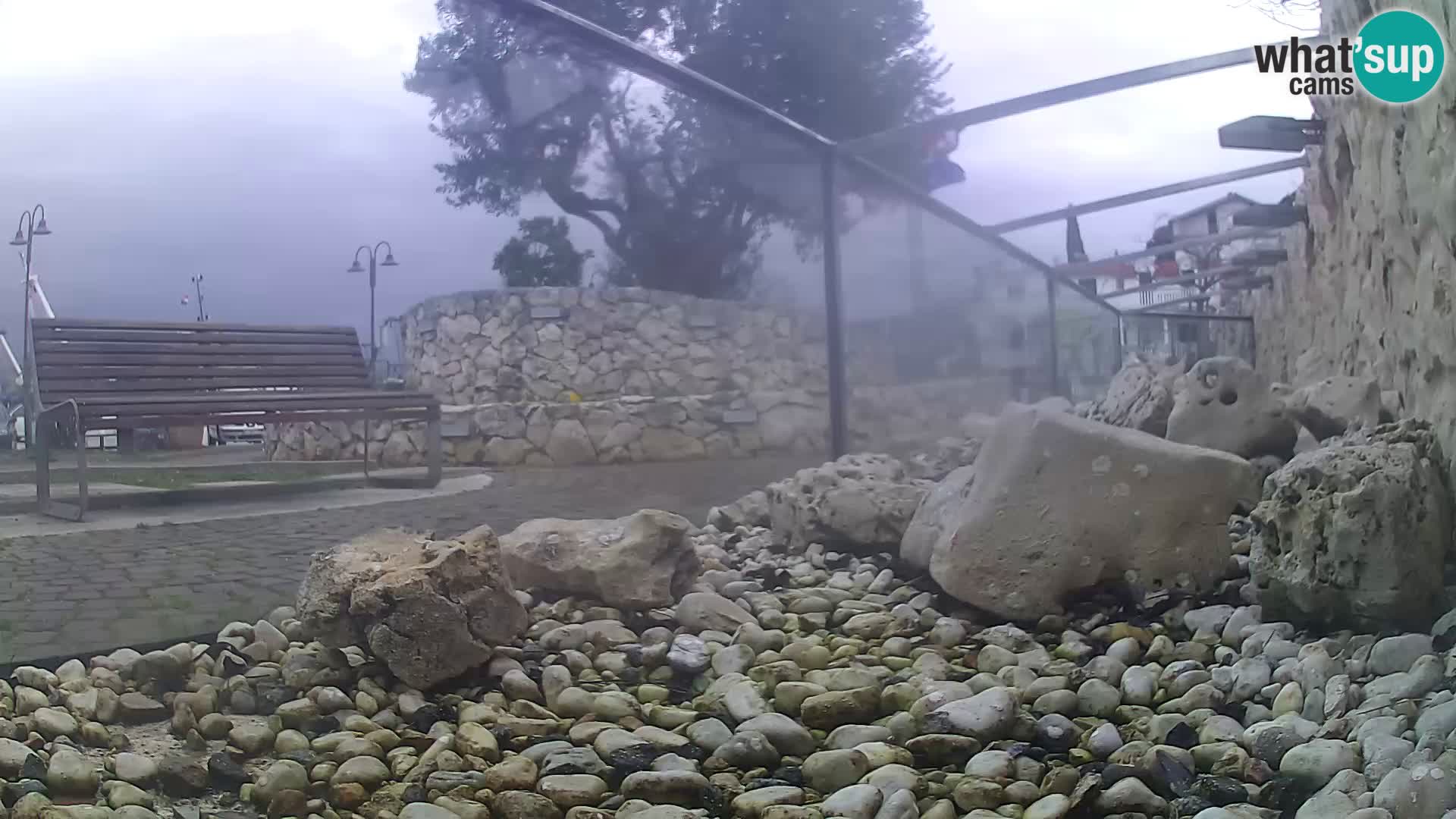 Webcam de l’aquarium marin extérieur de Rogoznica Croatie