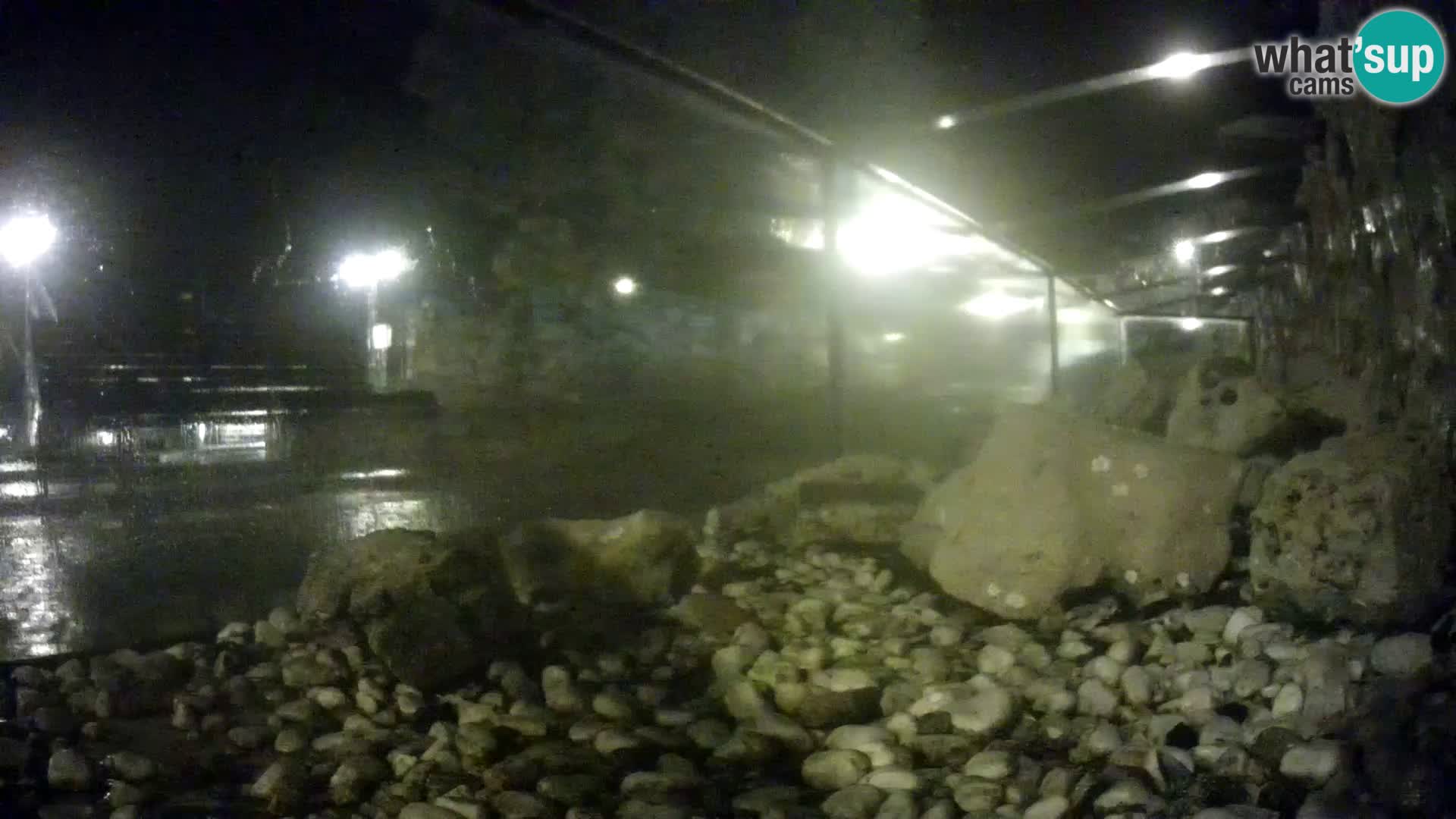 Webcam de l’aquarium marin extérieur de Rogoznica Croatie