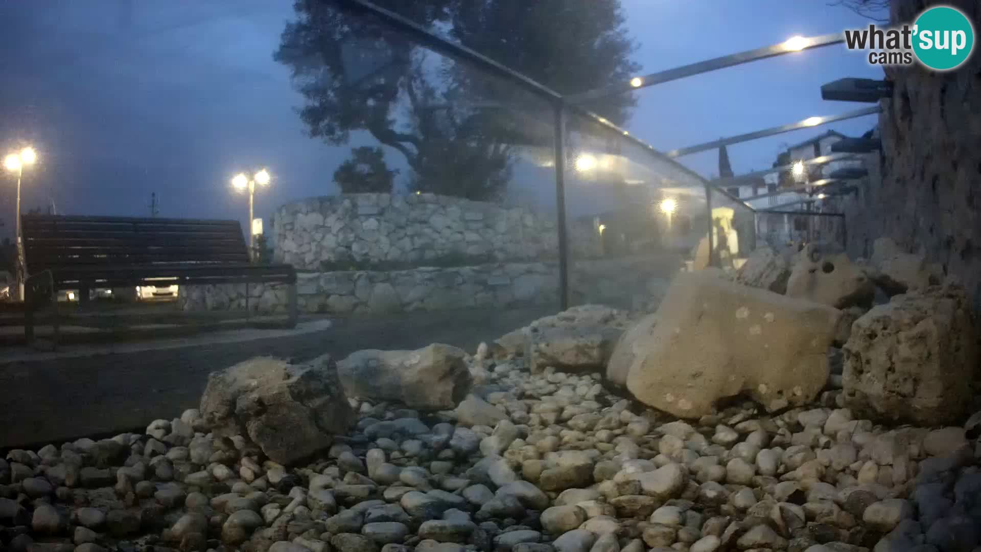 Webcam de l’aquarium marin extérieur de Rogoznica Croatie