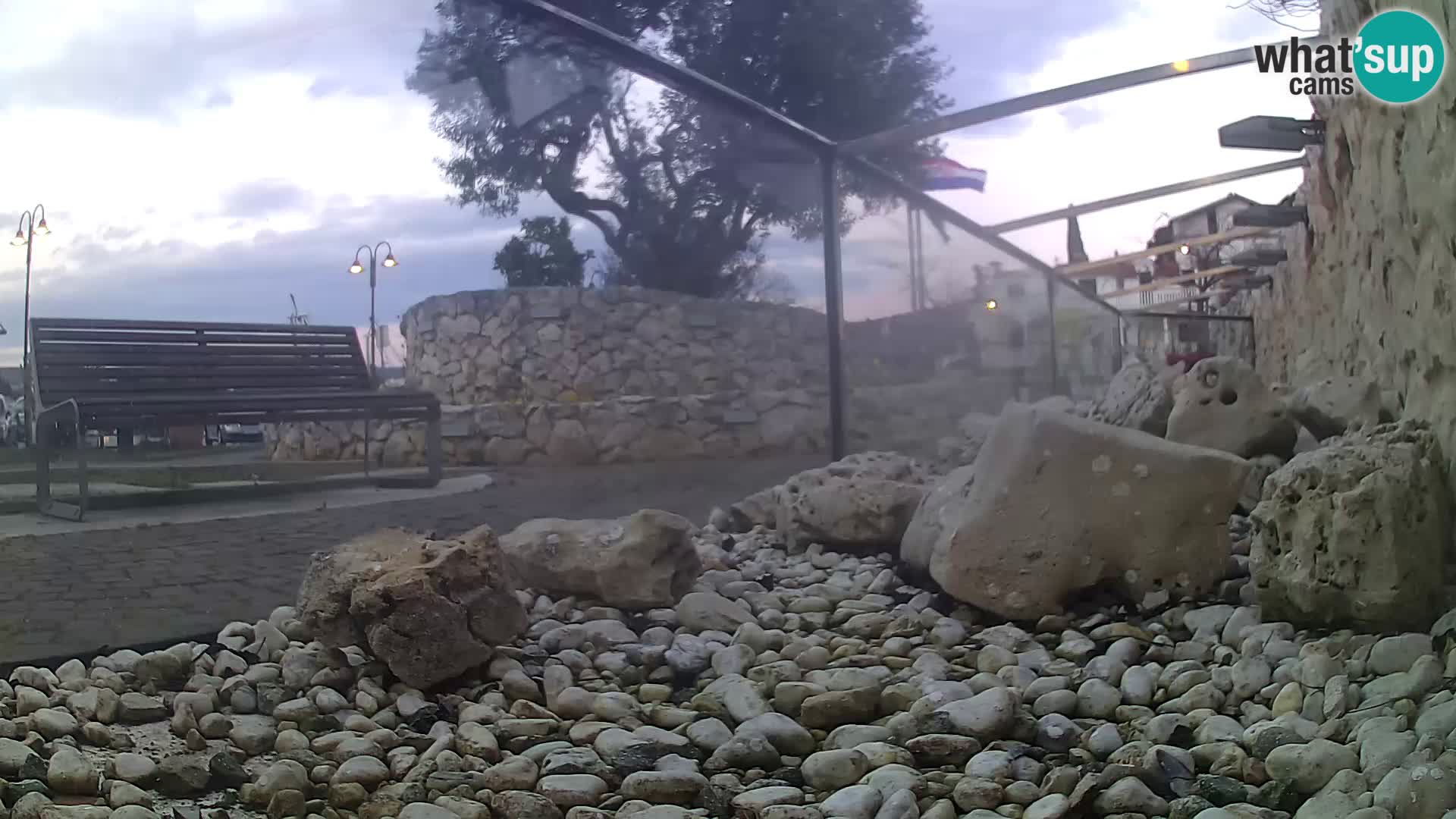 Webcam de l’aquarium marin extérieur de Rogoznica Croatie