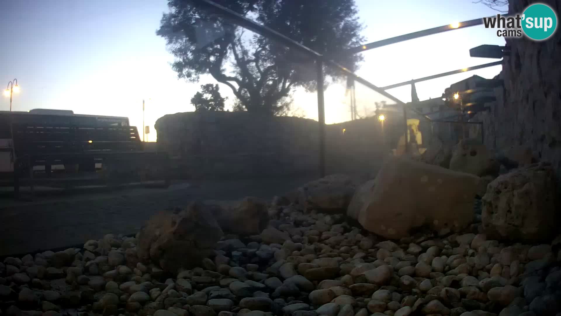 Webcam de l’aquarium marin extérieur de Rogoznica Croatie