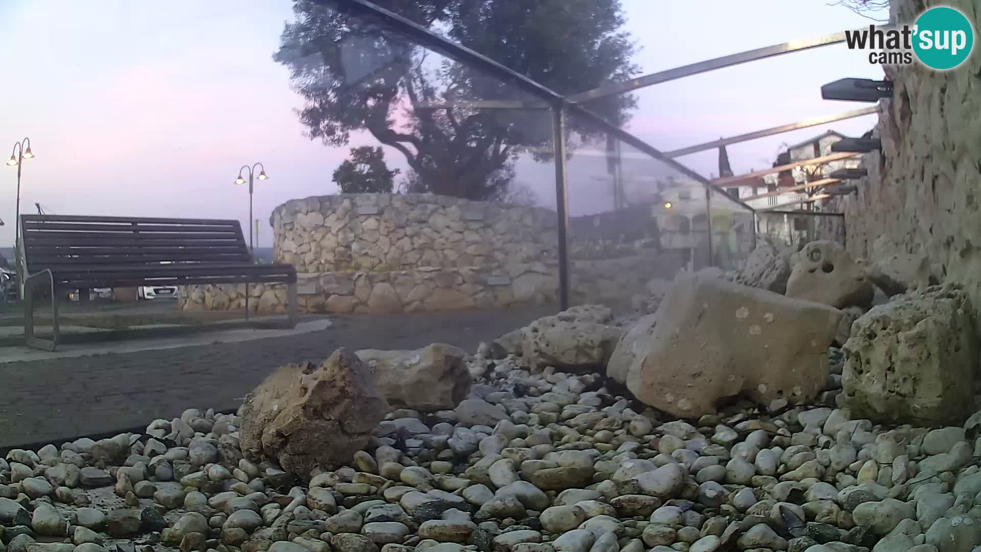 Acuario marino al aire libre Rogoznica webcam Croacia