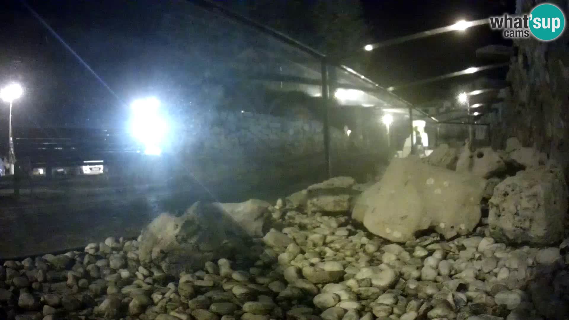 Webcam de l’aquarium marin extérieur de Rogoznica Croatie