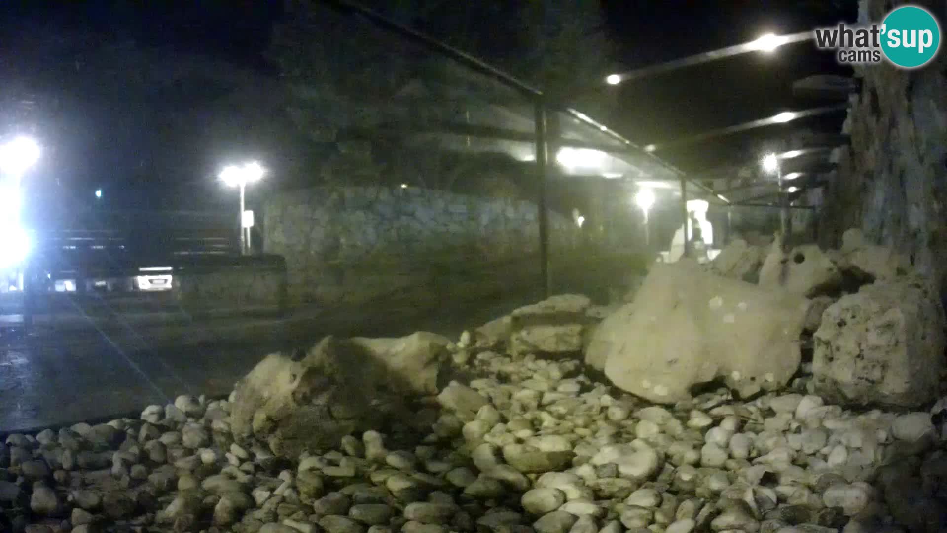 Acuario marino al aire libre Rogoznica webcam Croacia