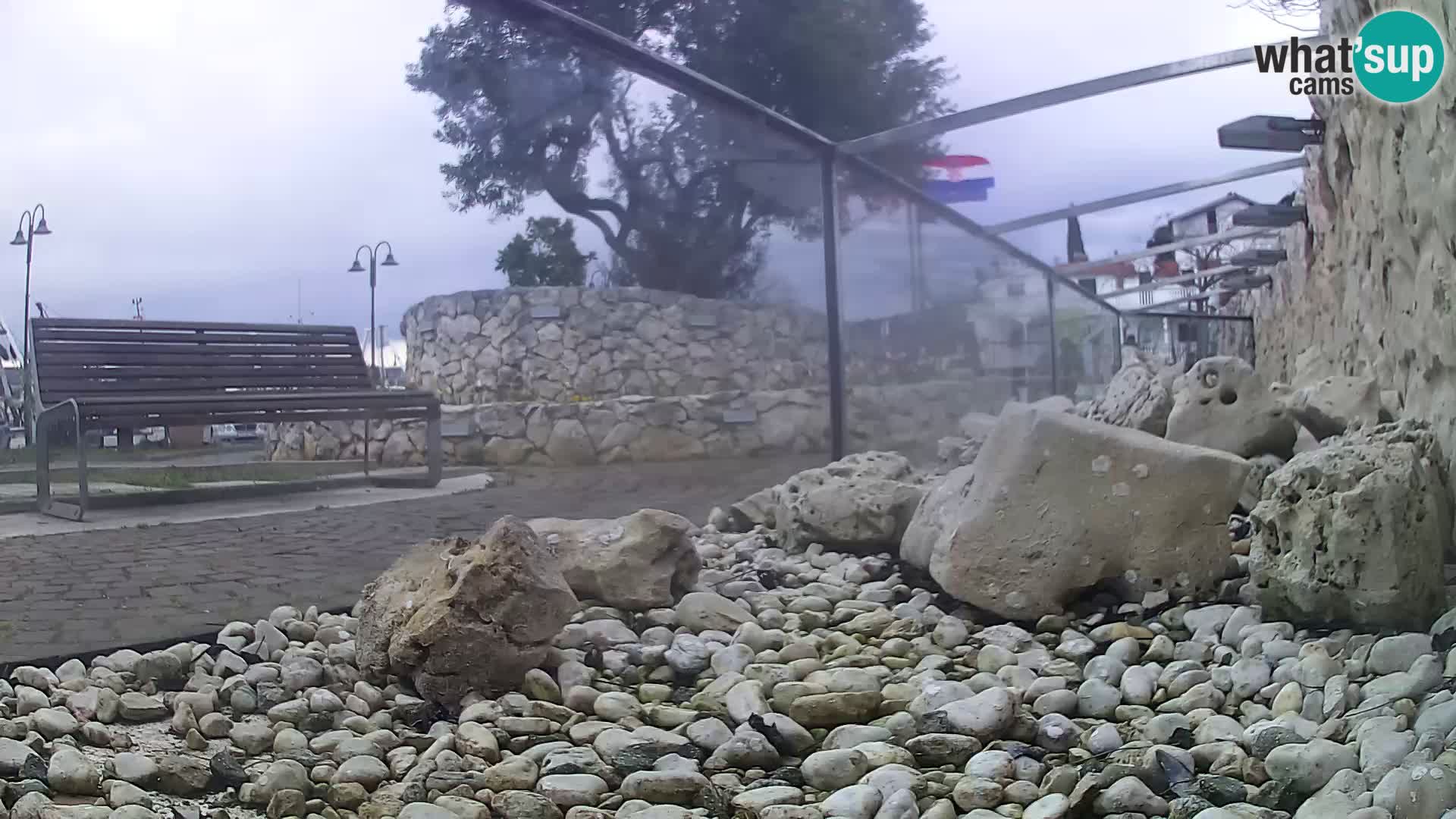 Webcam de l’aquarium marin extérieur de Rogoznica Croatie