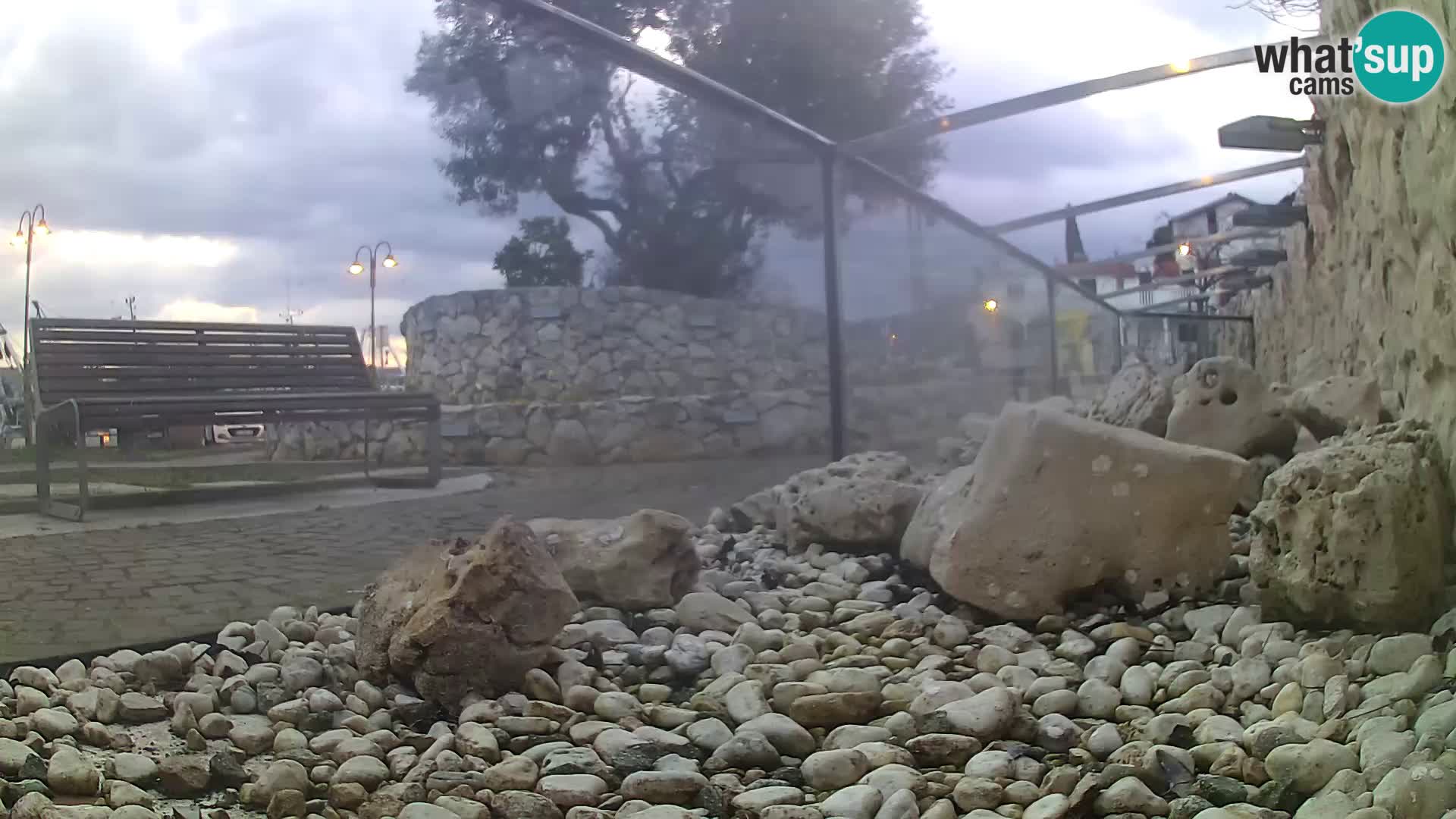 Webcam de l’aquarium marin extérieur de Rogoznica Croatie