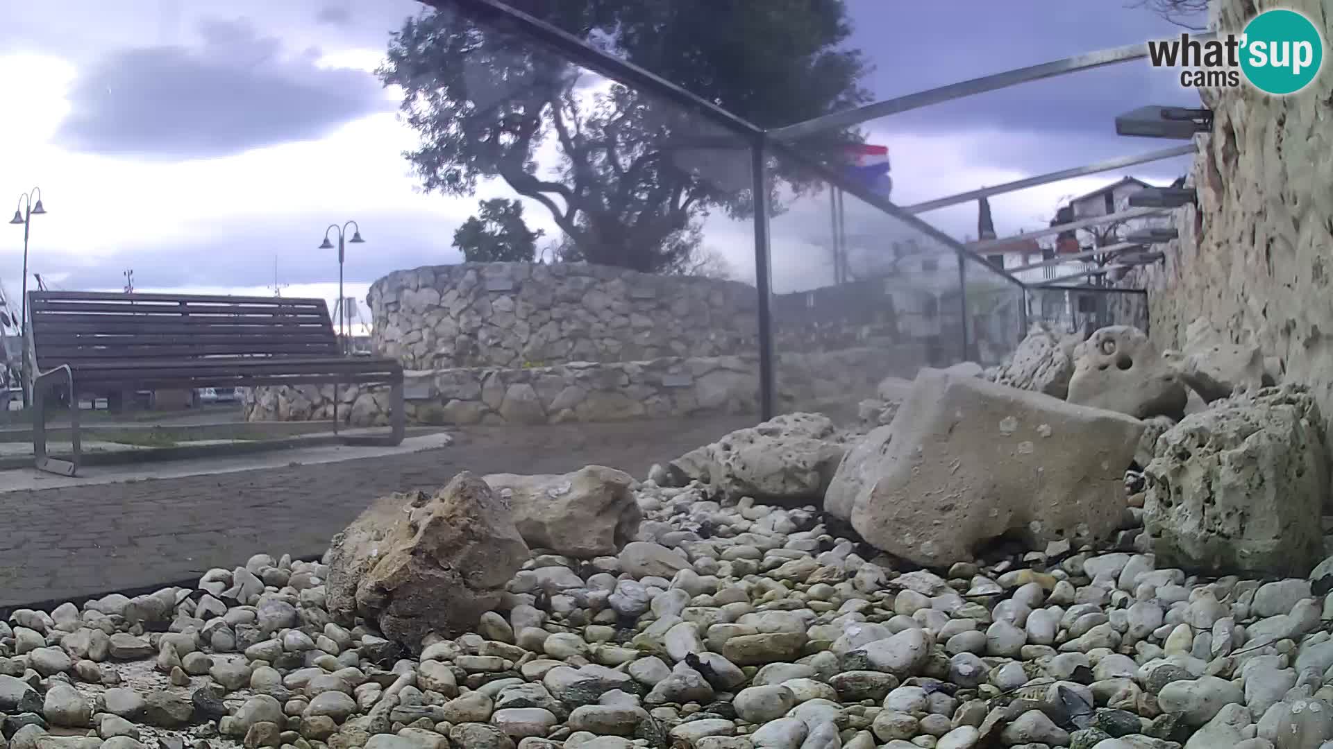 Webcam de l’aquarium marin extérieur de Rogoznica Croatie