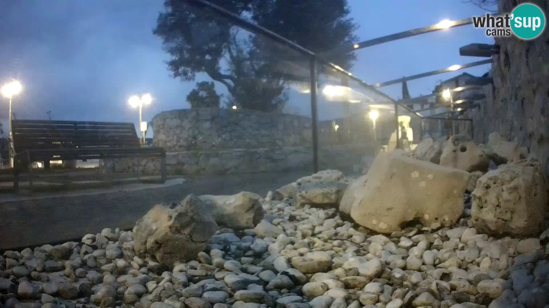 Vanjski morski akvarij Rogoznica web kamera Hrvatska