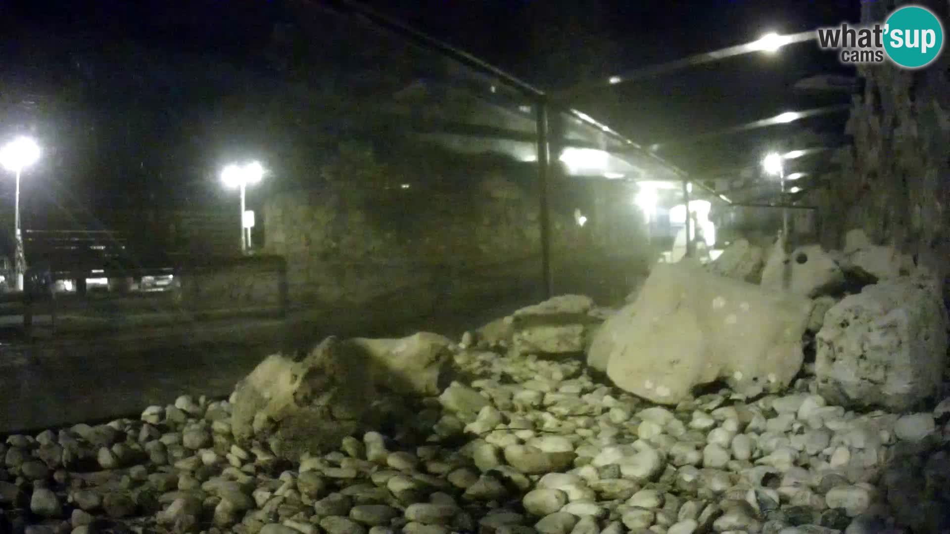 Webcam de l’aquarium marin extérieur de Rogoznica Croatie