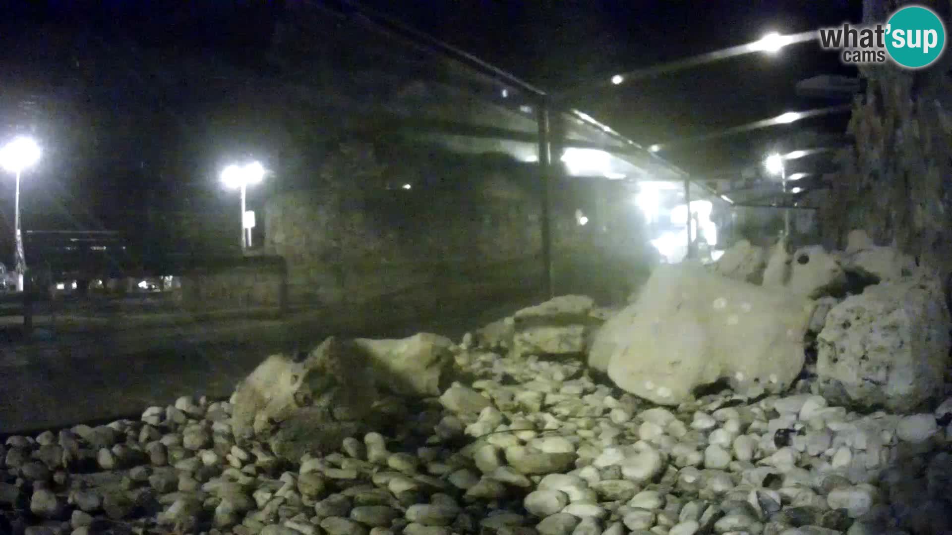 Vanjski morski akvarij Rogoznica web kamera Hrvatska