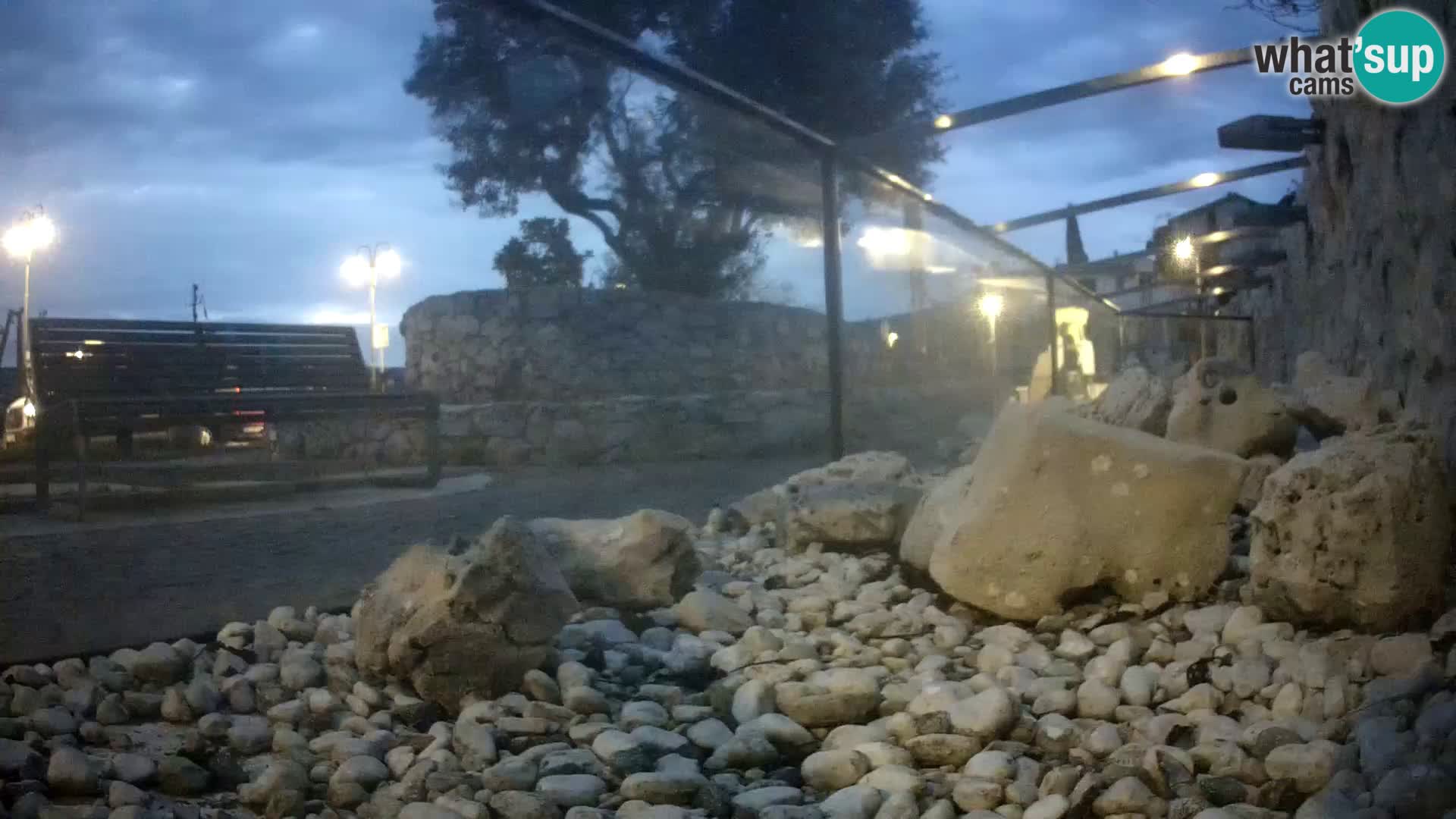 Aquario marino esterno –  Rogoznica livecam Croazia