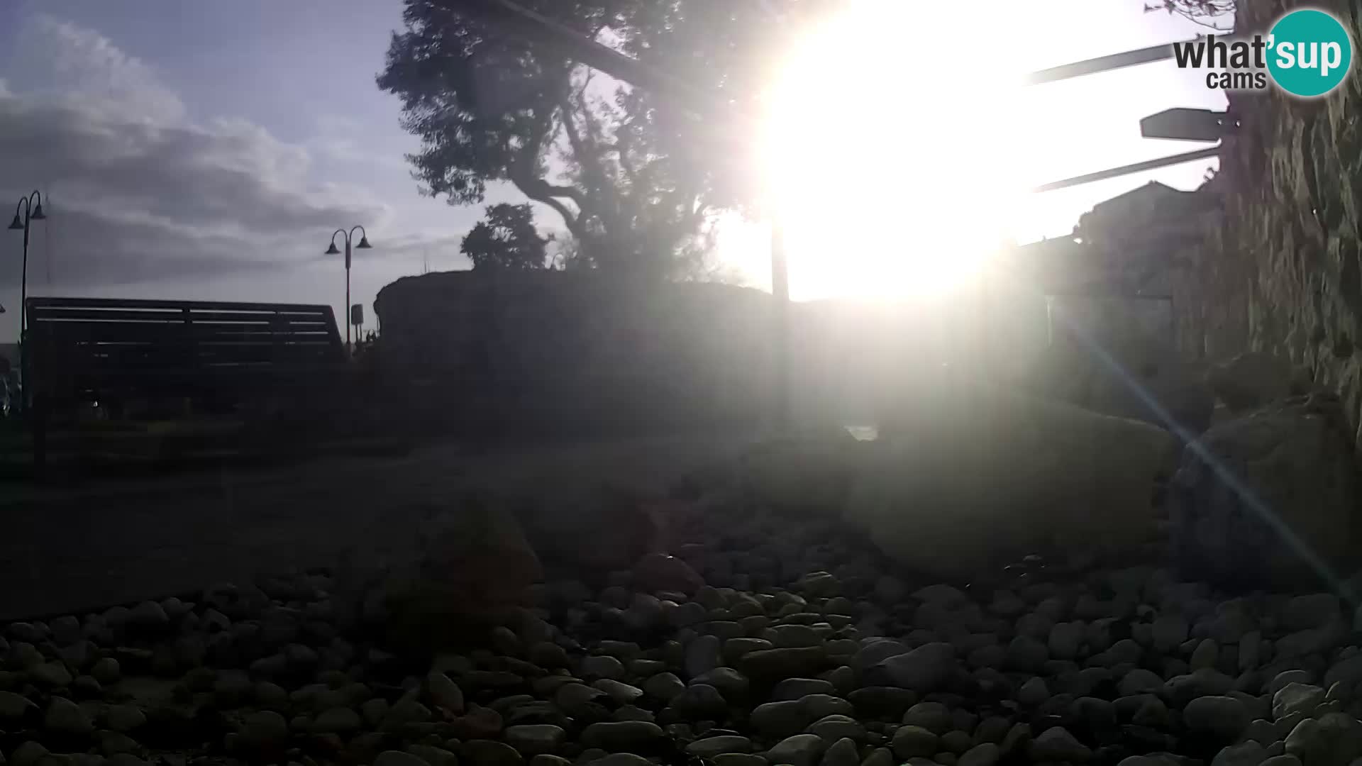 Acuario marino al aire libre Rogoznica webcam Croacia