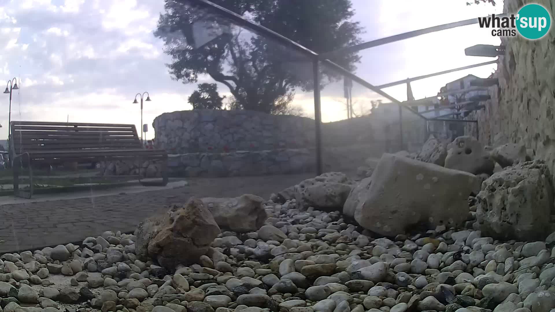 Acuario marino al aire libre Rogoznica webcam Croacia