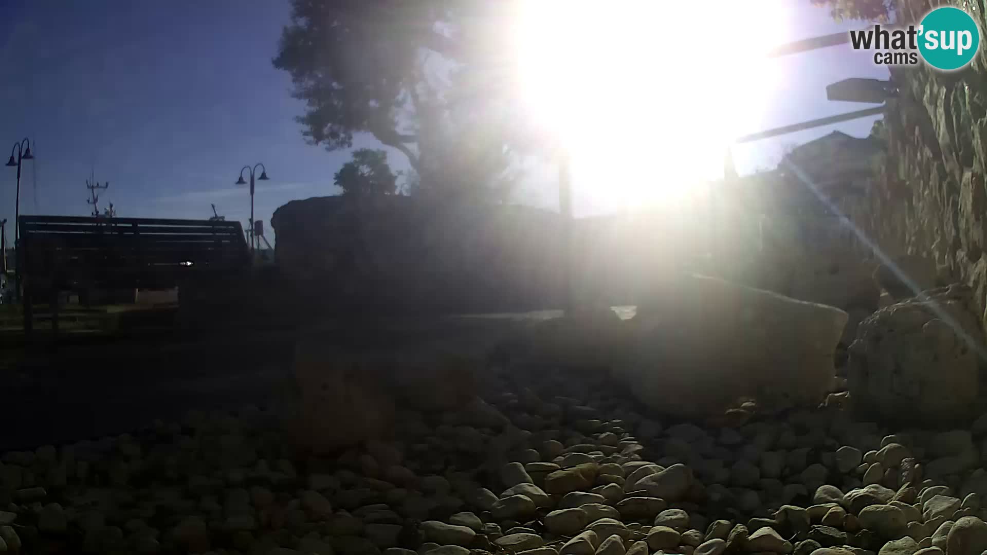 Vanjski morski akvarij Rogoznica web kamera Hrvatska