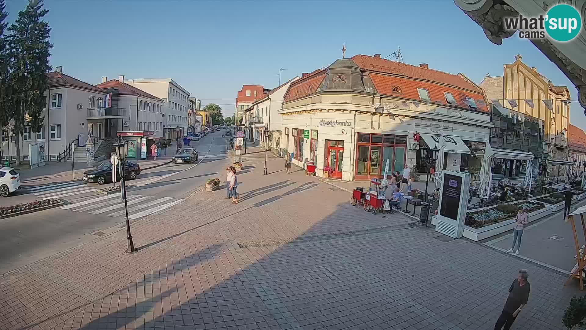 Djakovo live webcam – Korzo