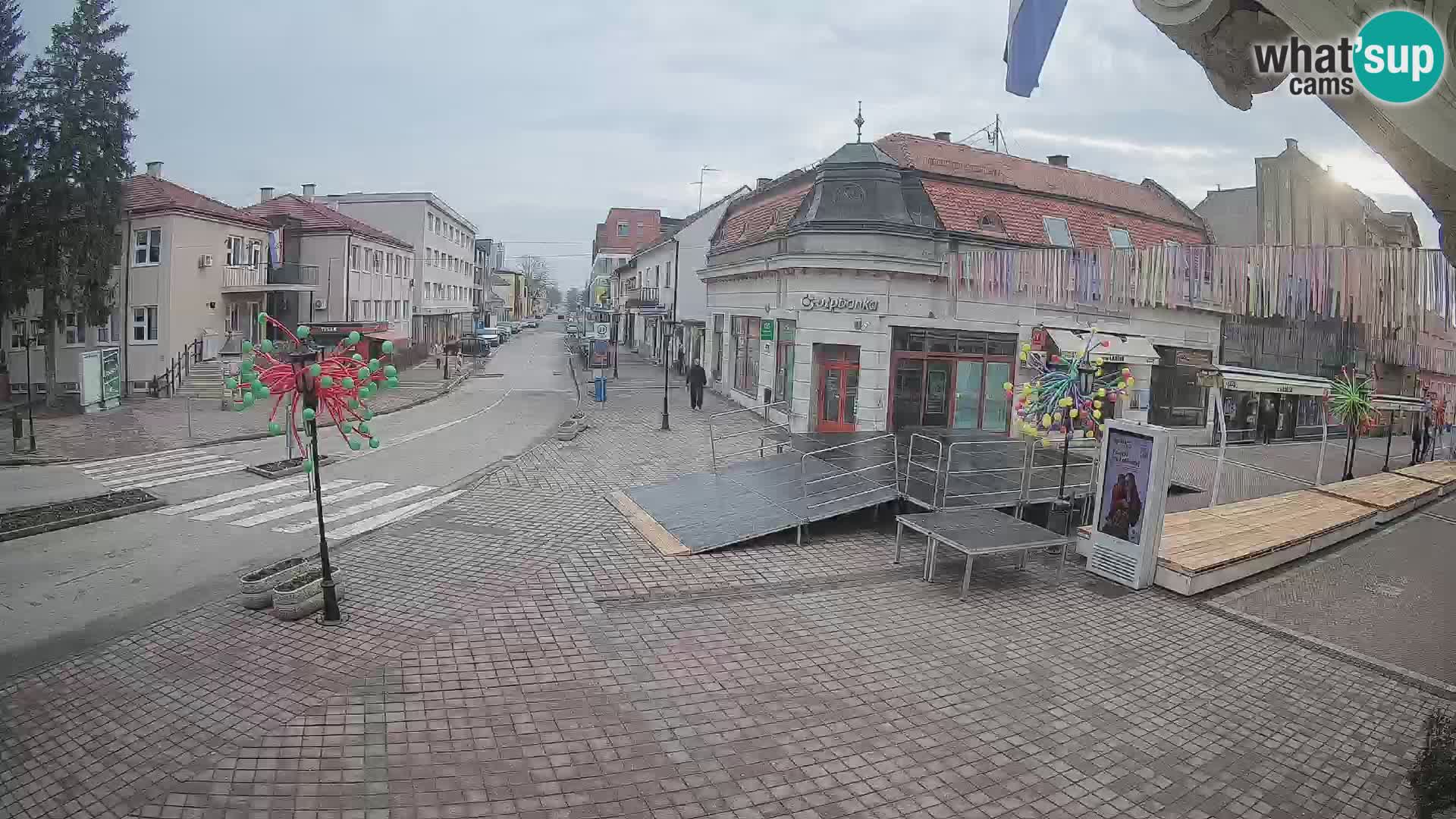 Djakovo live webcam – Korzo