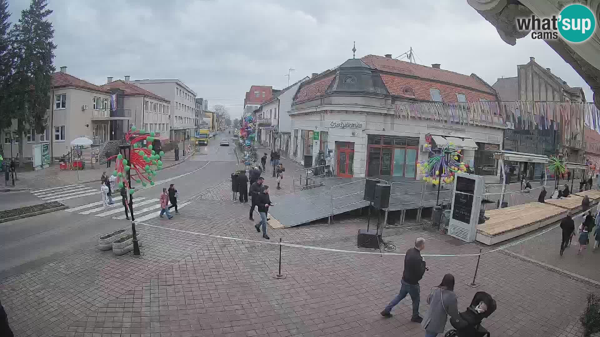 Djakovo live webcam – Korzo