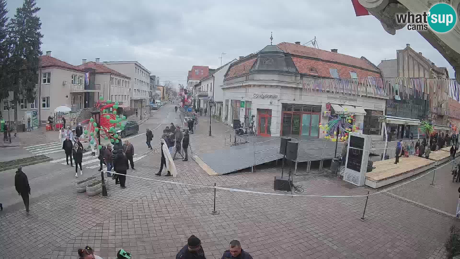 Djakovo live webcam – Korzo