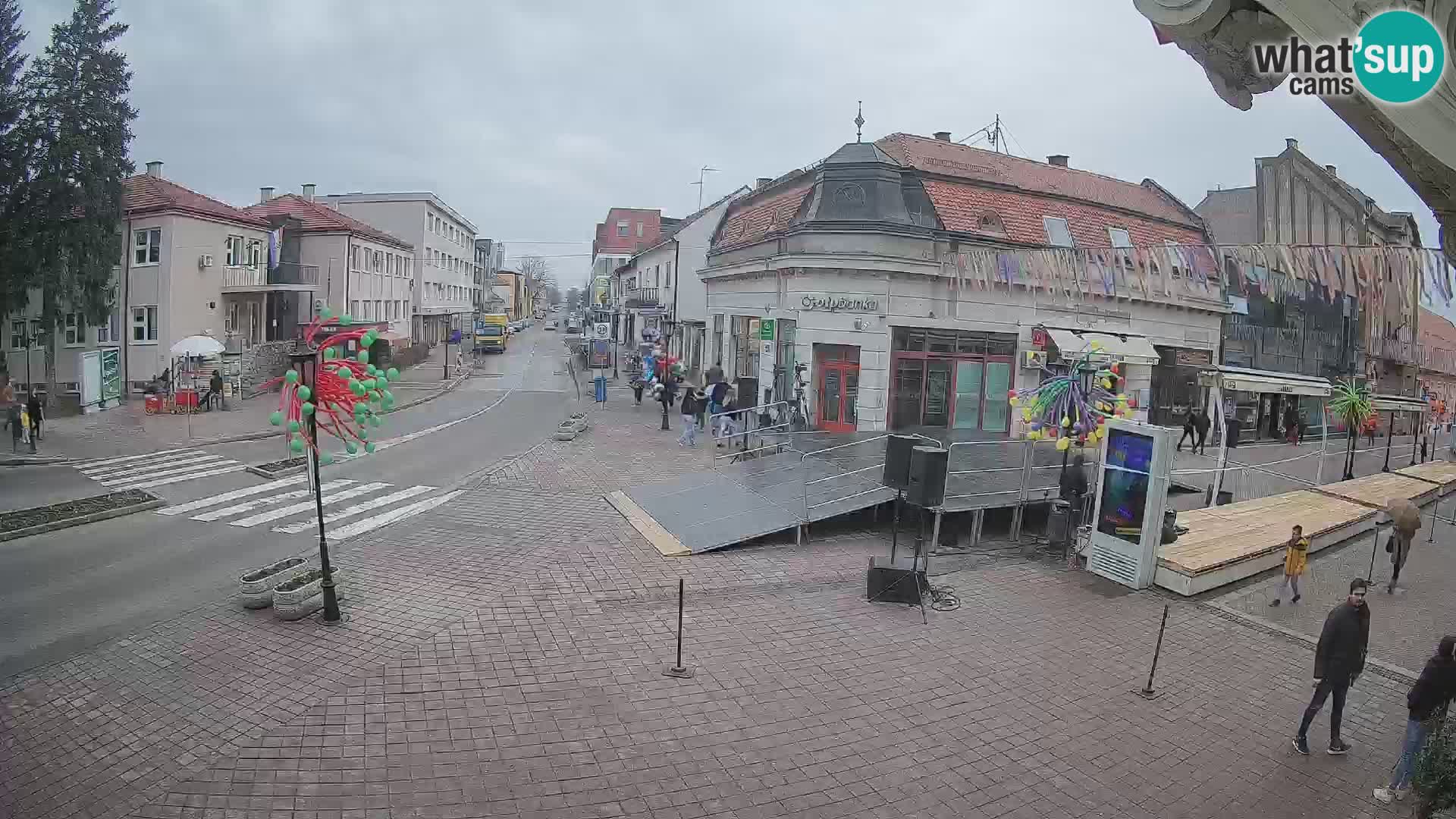 Djakovo live webcam – Korzo