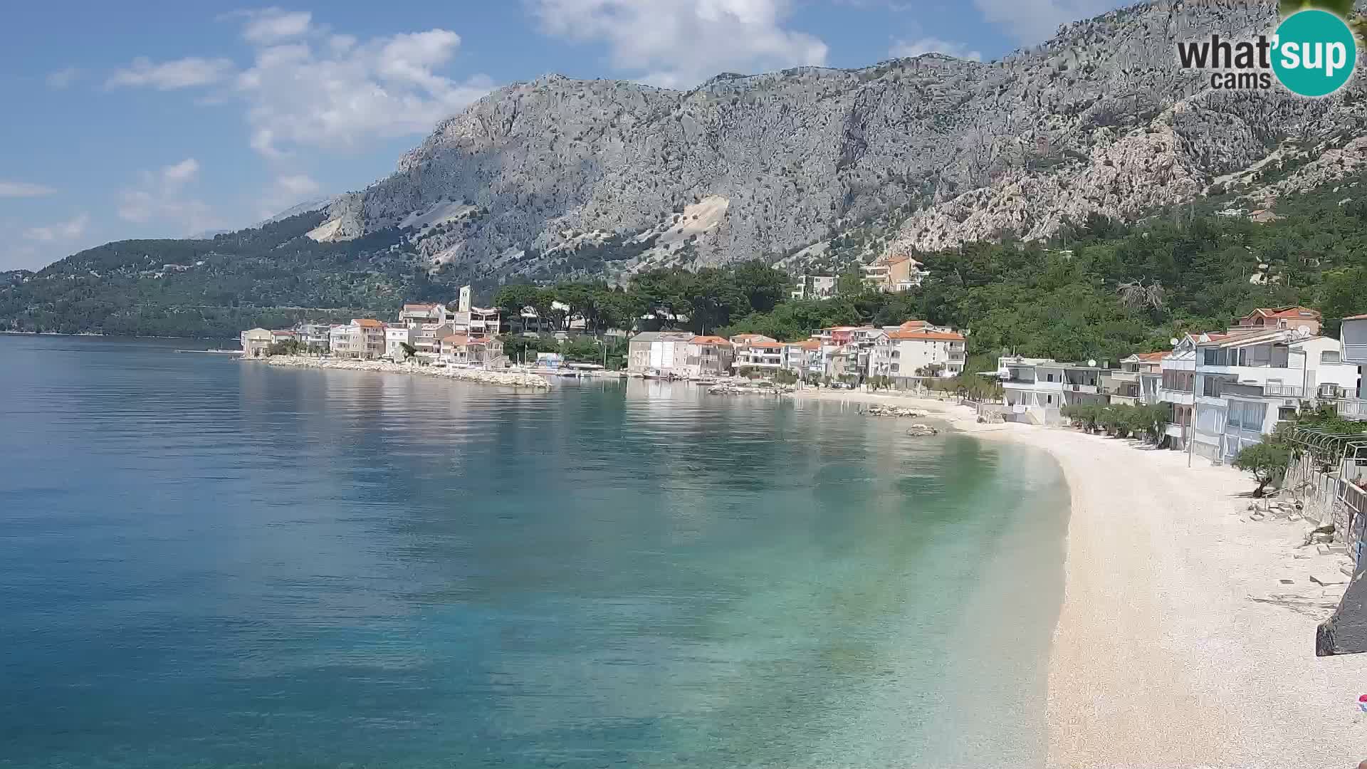 Webcam Drašnice (Podgora)  – Playa