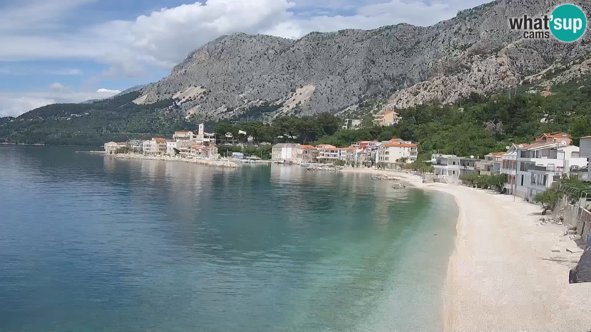 Webcam Drašnice (Podgora)  – Beach – Ober apartments