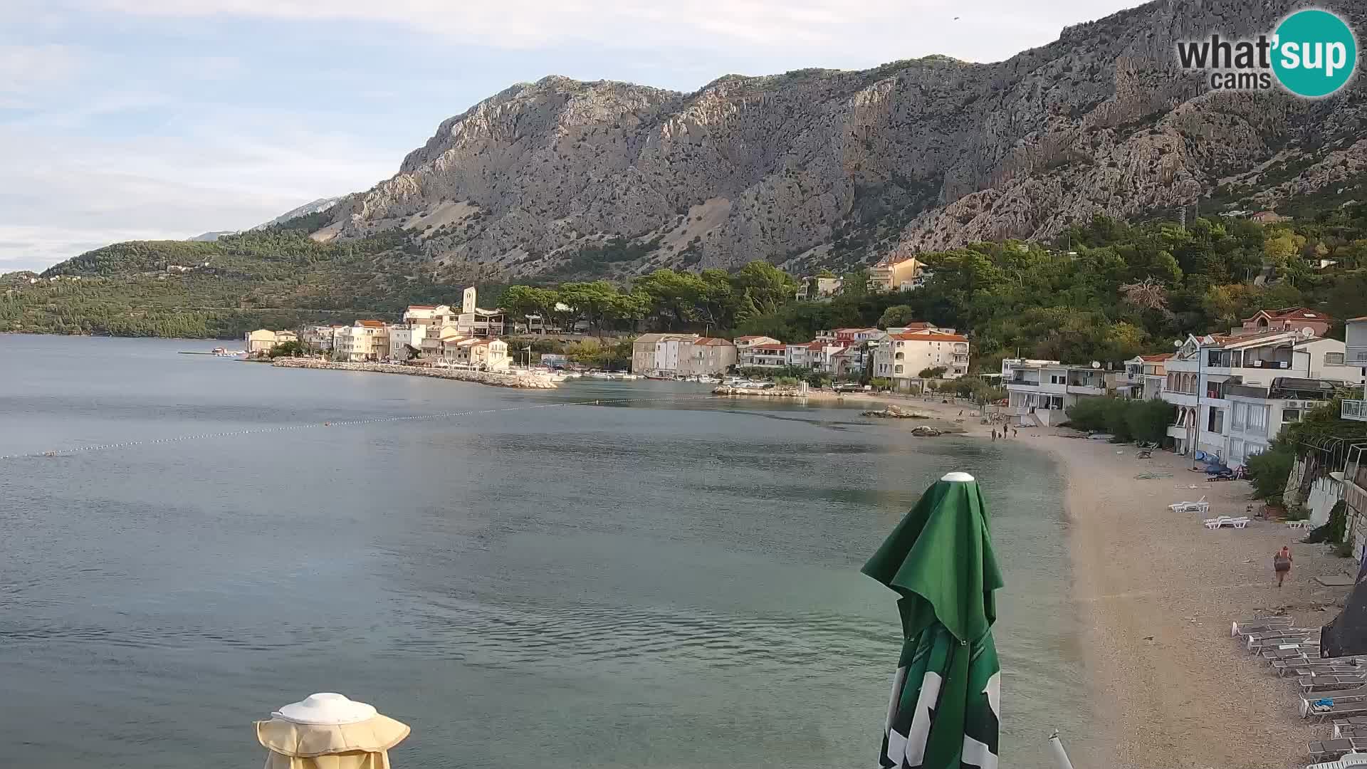 Webcam Drašnice (Podgora)  – Strand