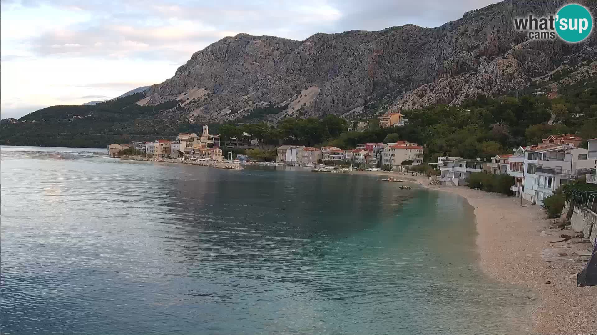 Webcam Drašnice (Podgora)  – Spiaggia