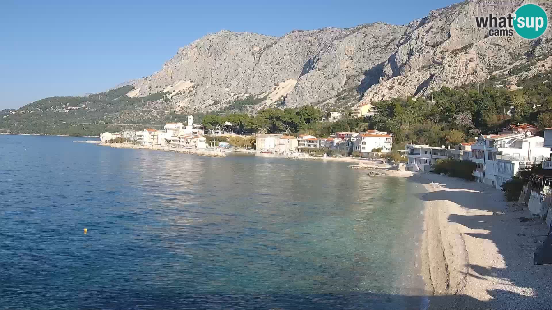 Webcam Drašnice (Podgora)  – Spiaggia