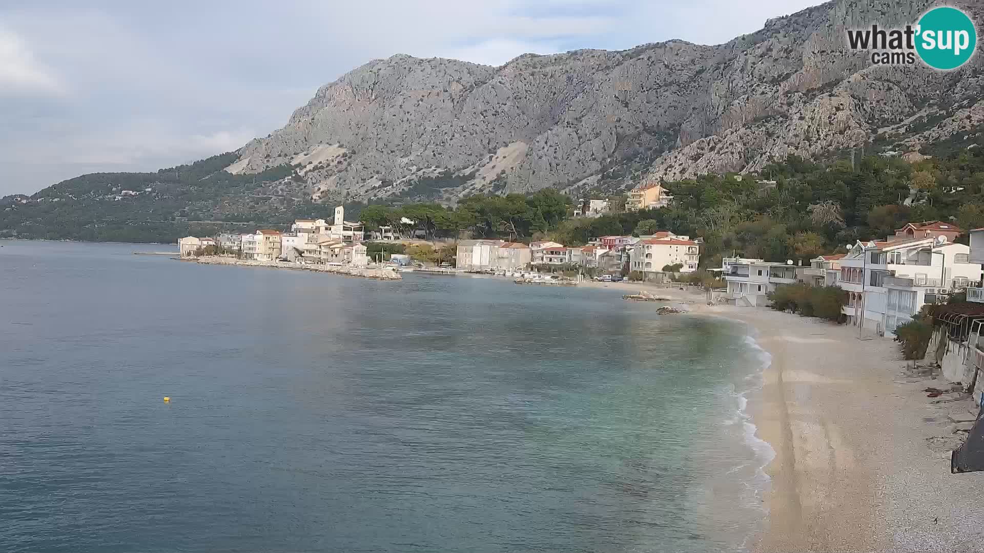 Webcam Drašnice (Podgora)  – Spiaggia