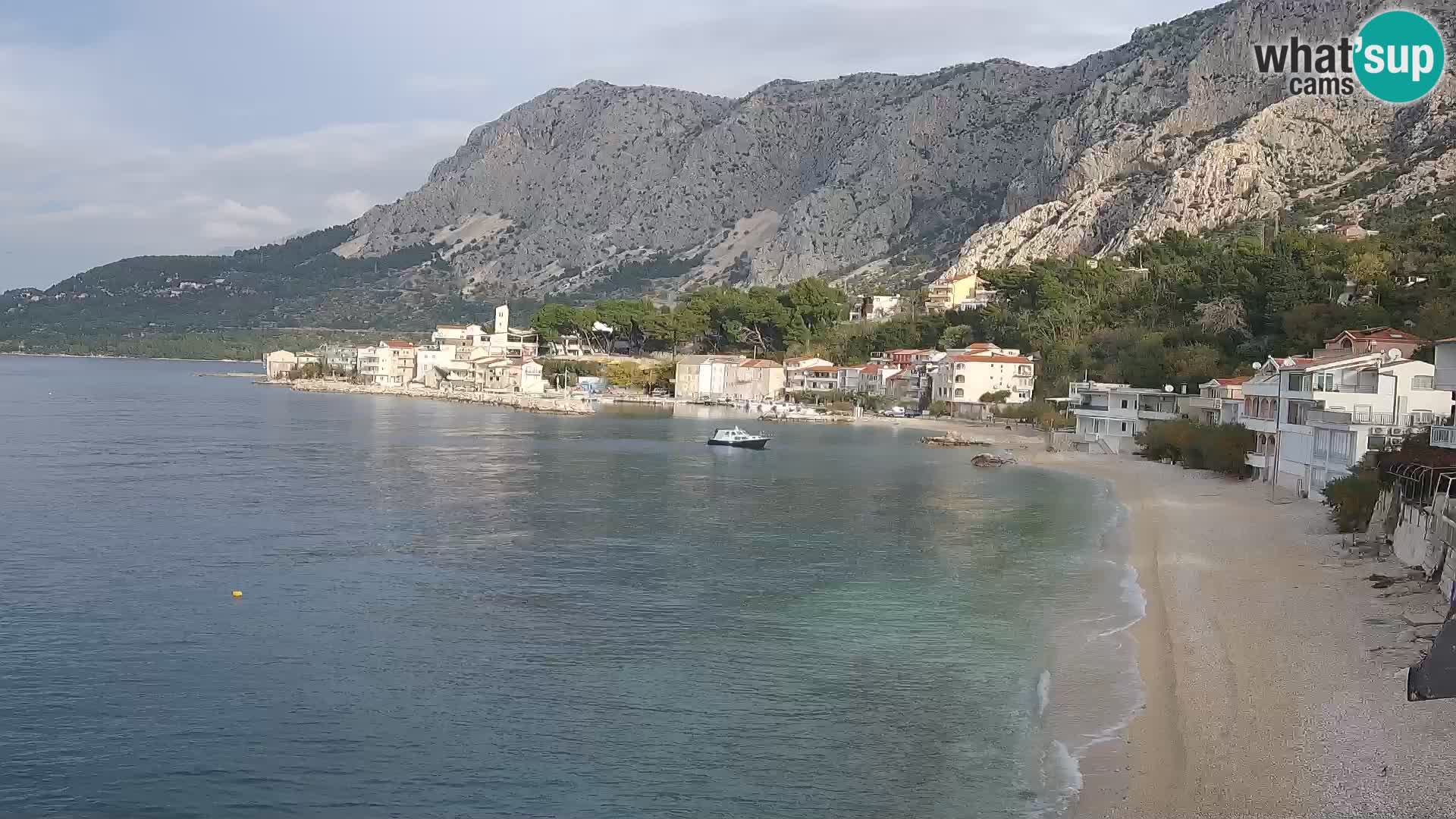 Webcam Drašnice (Podgora)  – Spiaggia