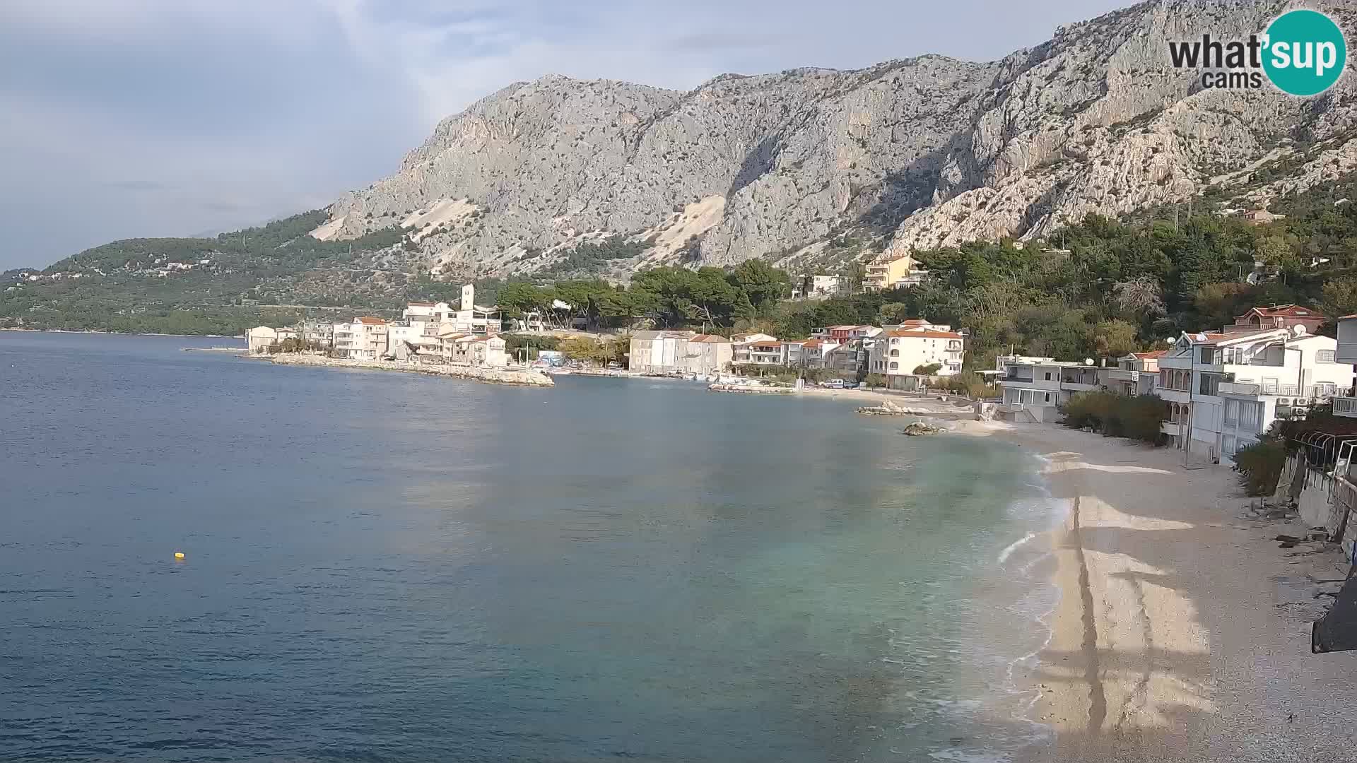 Webcam Drašnice (Podgora)  – Spiaggia