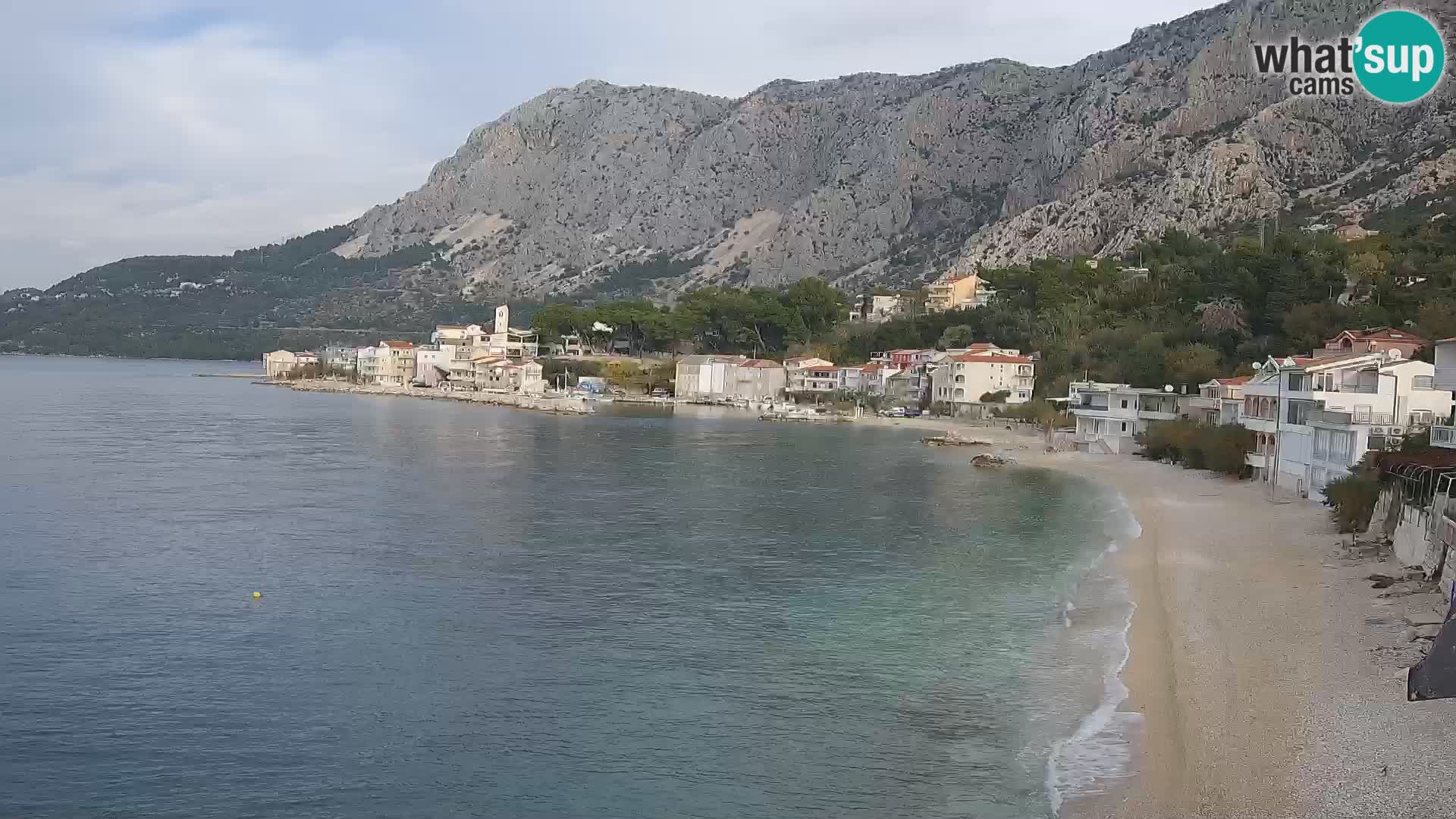 Webcam Drašnice (Podgora)  – Spiaggia