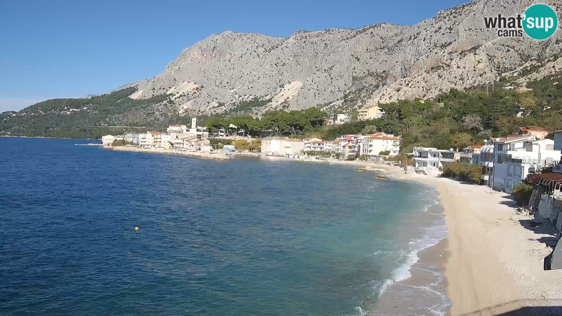 Webcam Drašnice (Podgora)  – Playa