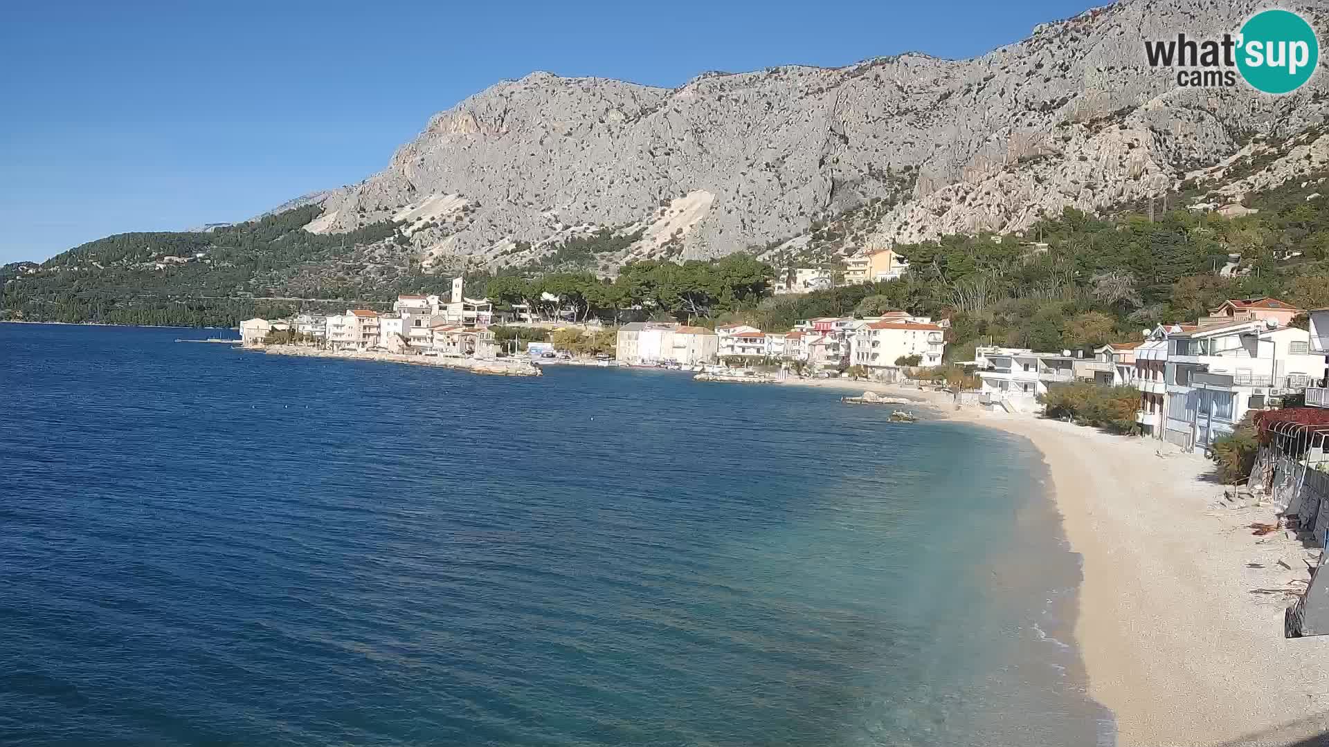 Webcam Drašnice (Podgora)  – Strand