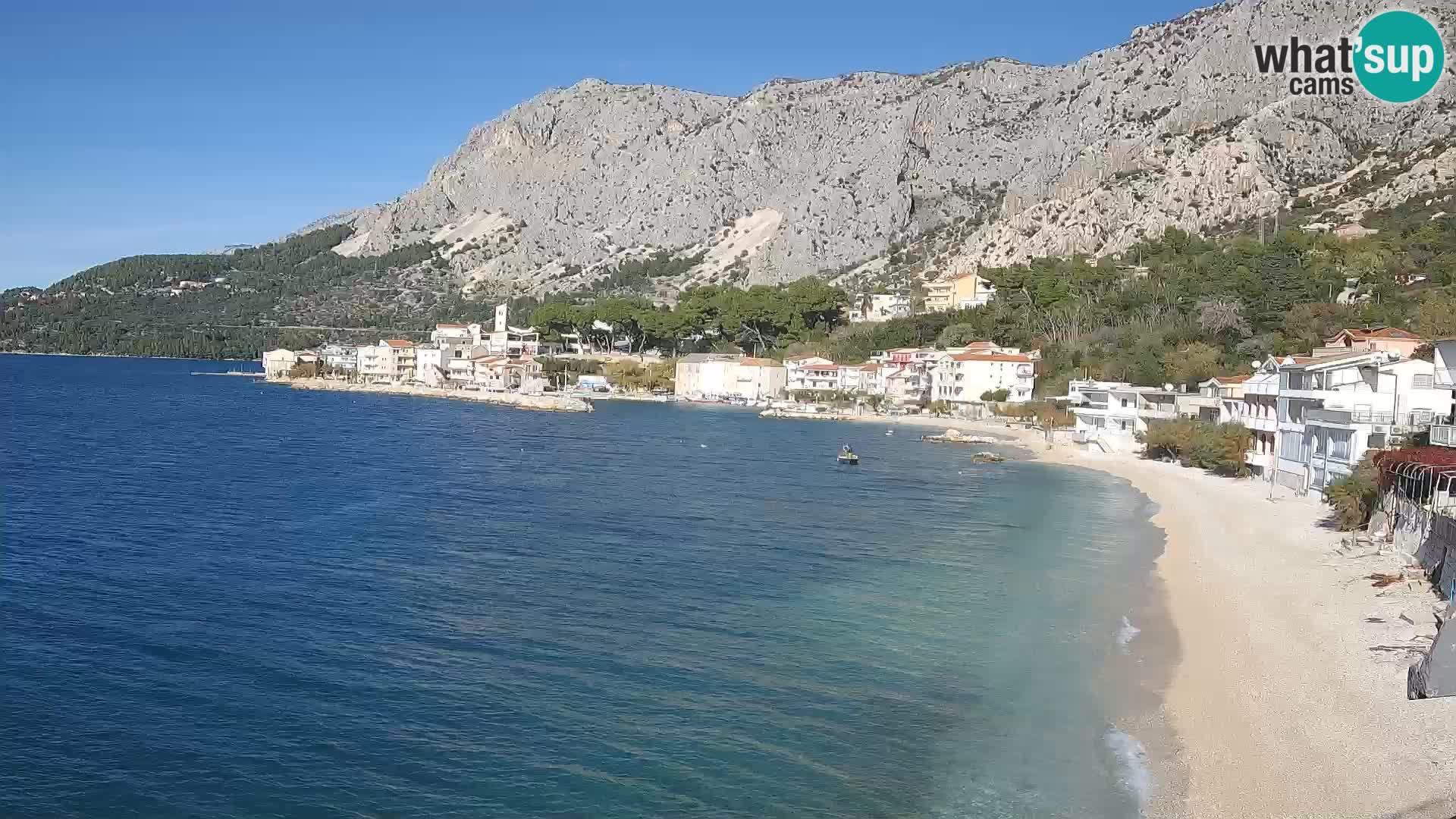 Webcam Drašnice (Podgora)  – Strand