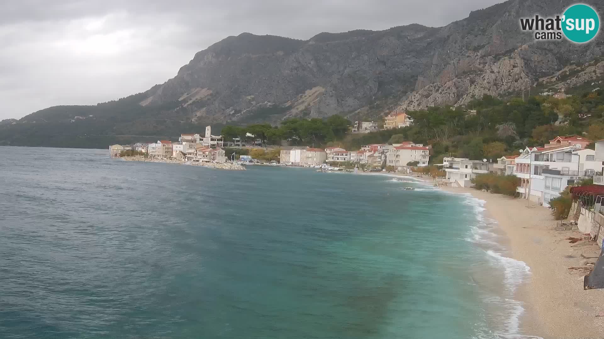 Webcam Drašnice (Podgora)  – Strand