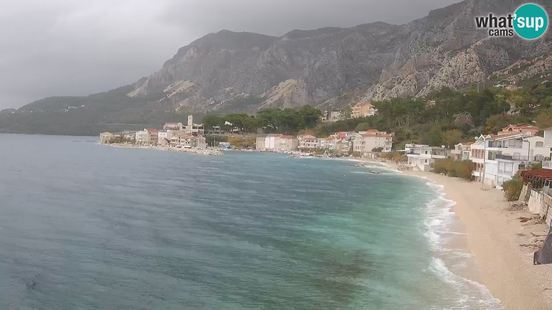 Webcam Drašnice (Podgora)  – Playa