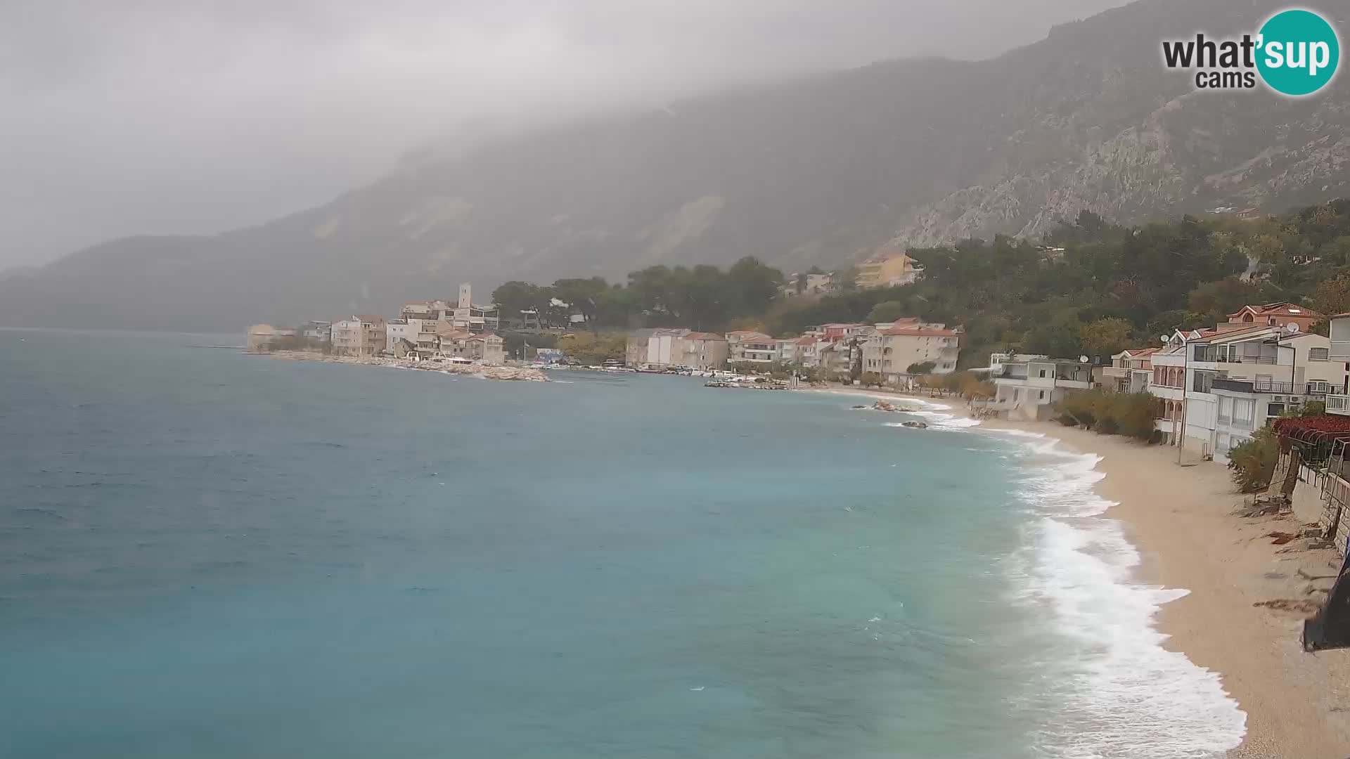 Webcam Drašnice (Podgora)  – Playa