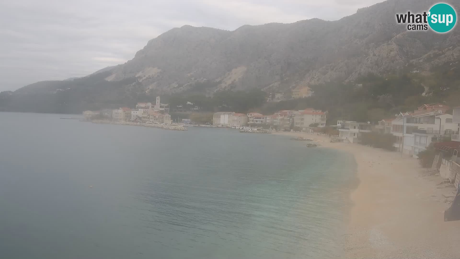 Webcam Drašnice (Podgora)  – Playa