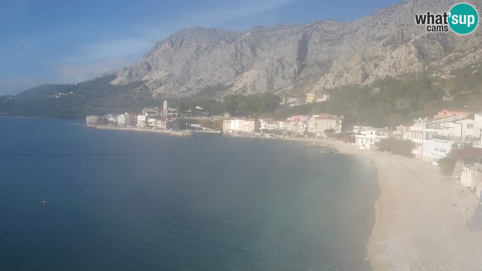 Webcam Drašnice (Podgora)  – Spiaggia