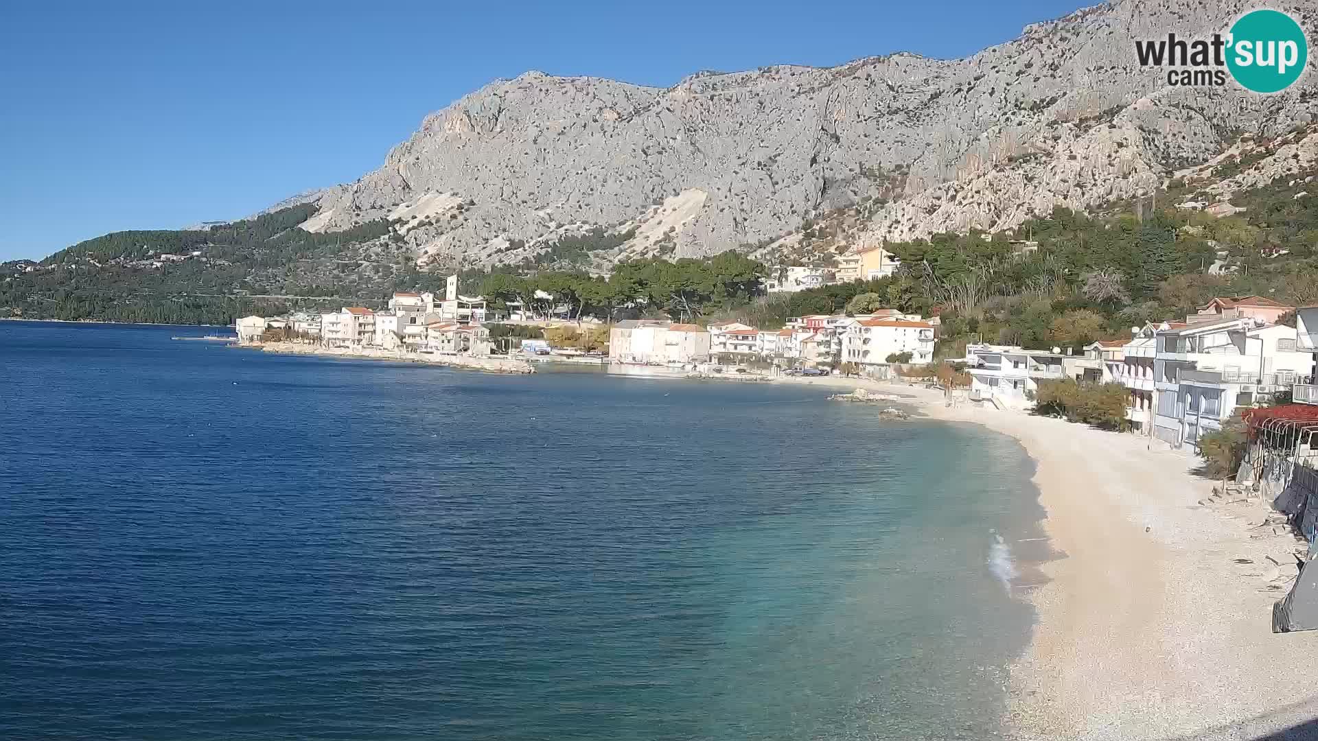 Webcam Drašnice (Podgora)  – Strand