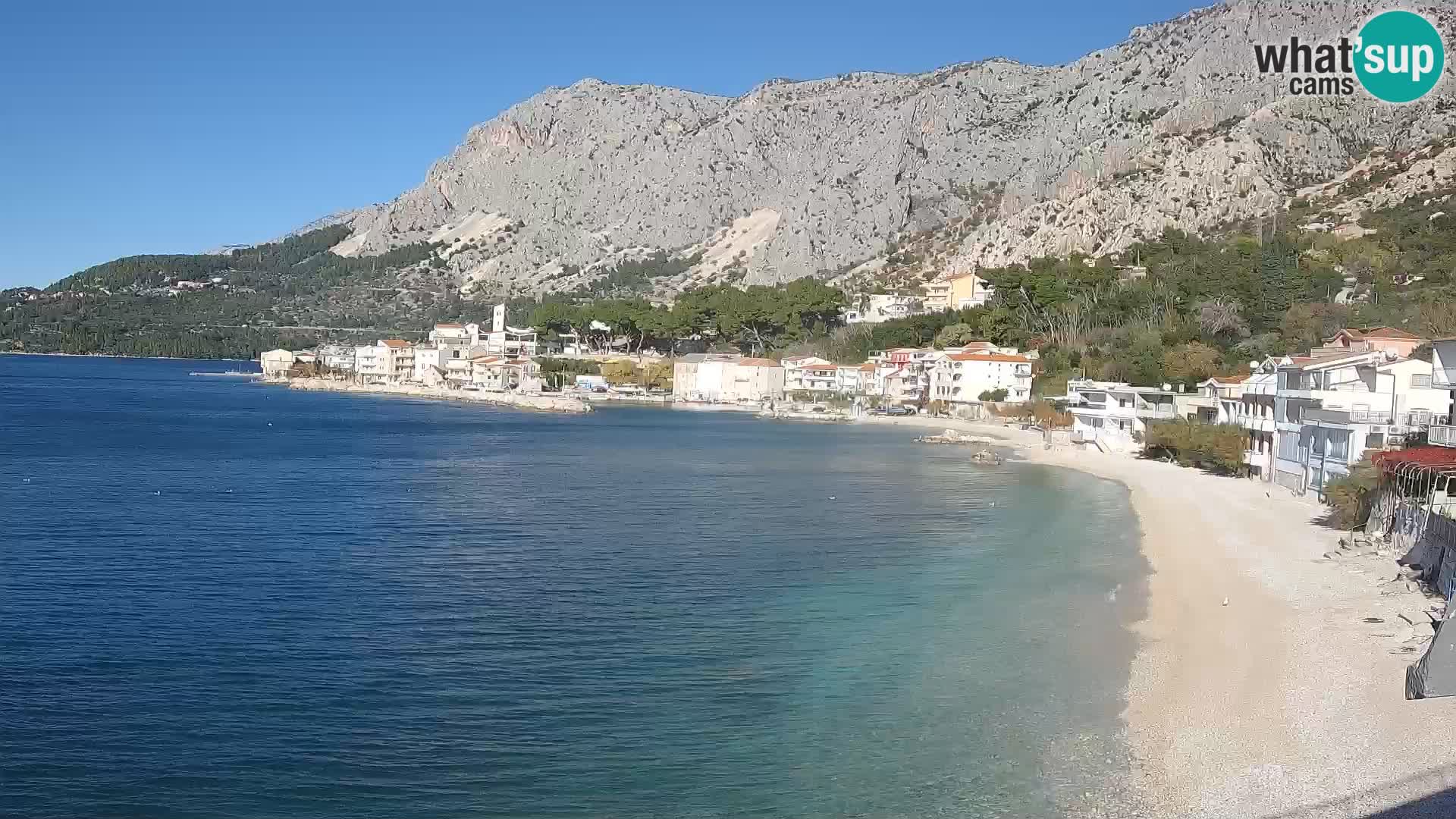 Webcam Drašnice (Podgora)  – Strand