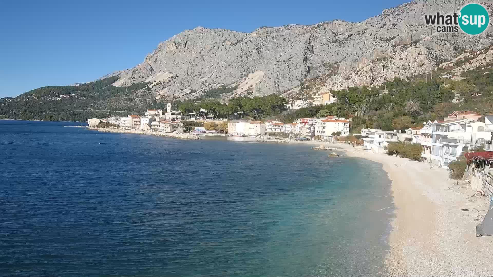 Webcam Drašnice (Podgora)  – Playa