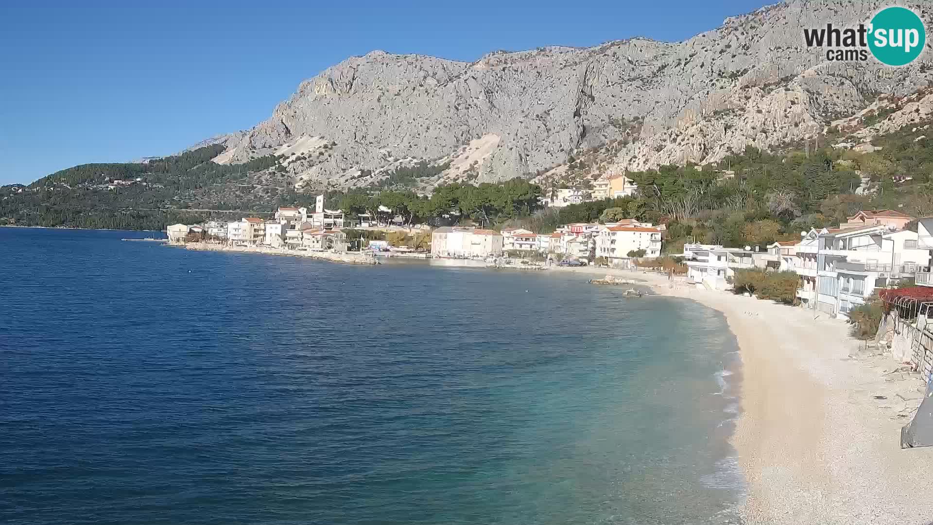 Webcam Drašnice (Podgora)  – Playa