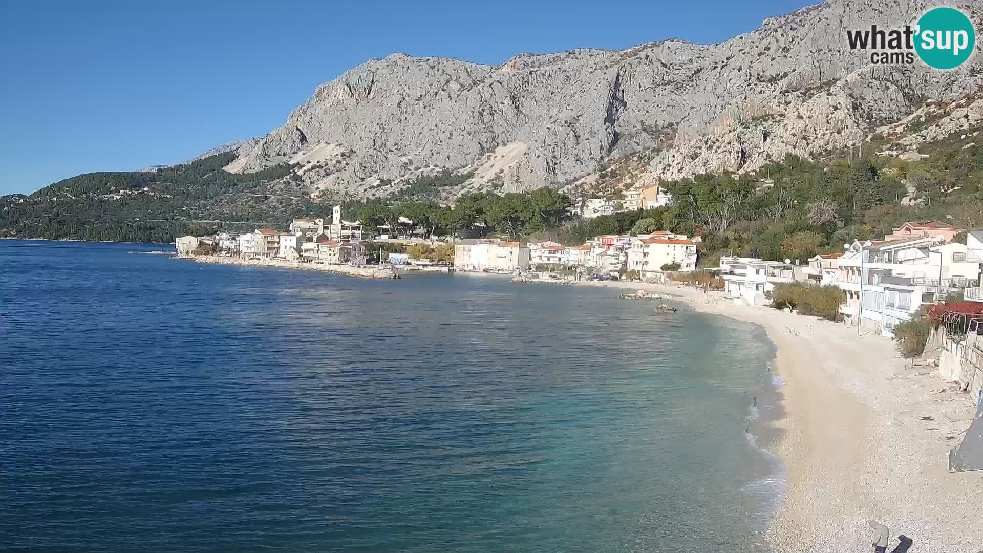 Webcam Drašnice (Podgora)  – Strand