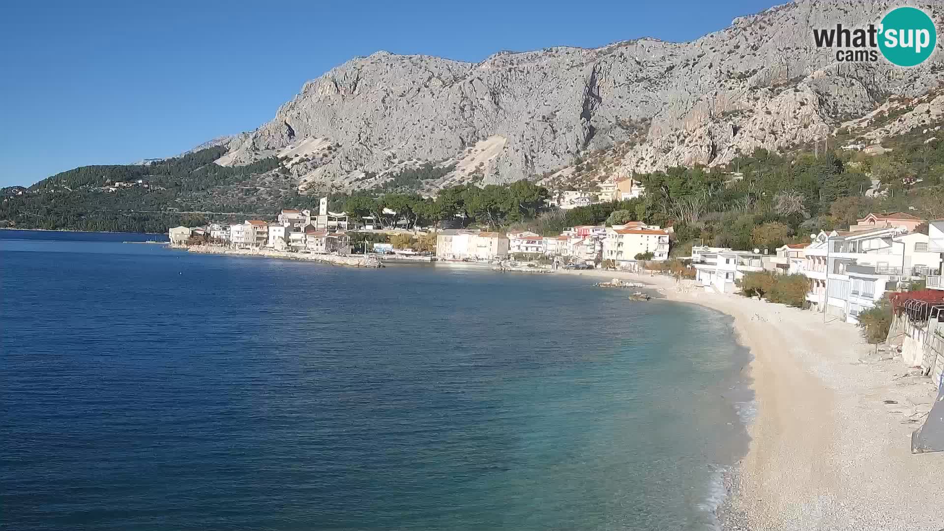 Webcam Drašnice (Podgora)  – Playa