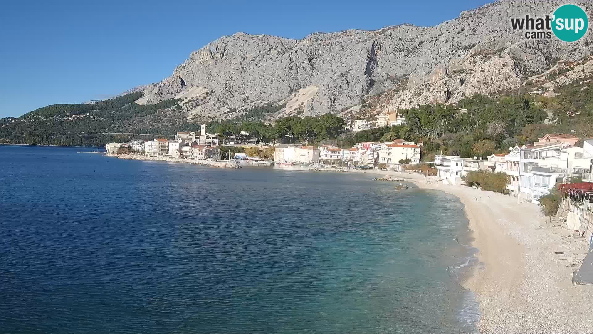 Webcam Drašnice (Podgora)  – Playa