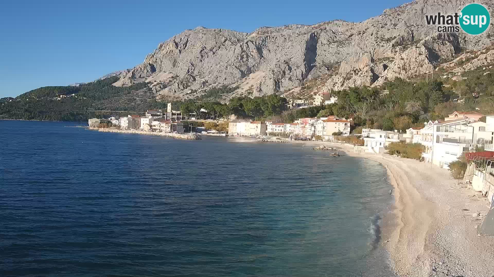 Webcam Drašnice (Podgora)  – Playa