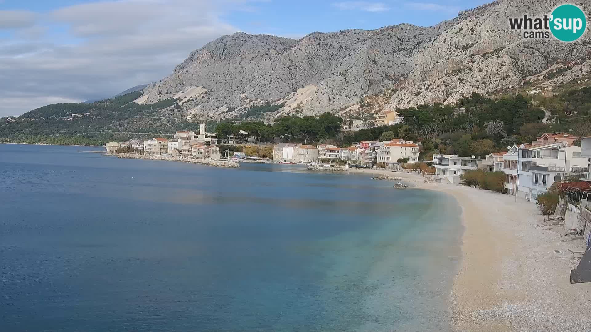 Webcam Drašnice (Podgora)  – Spiaggia